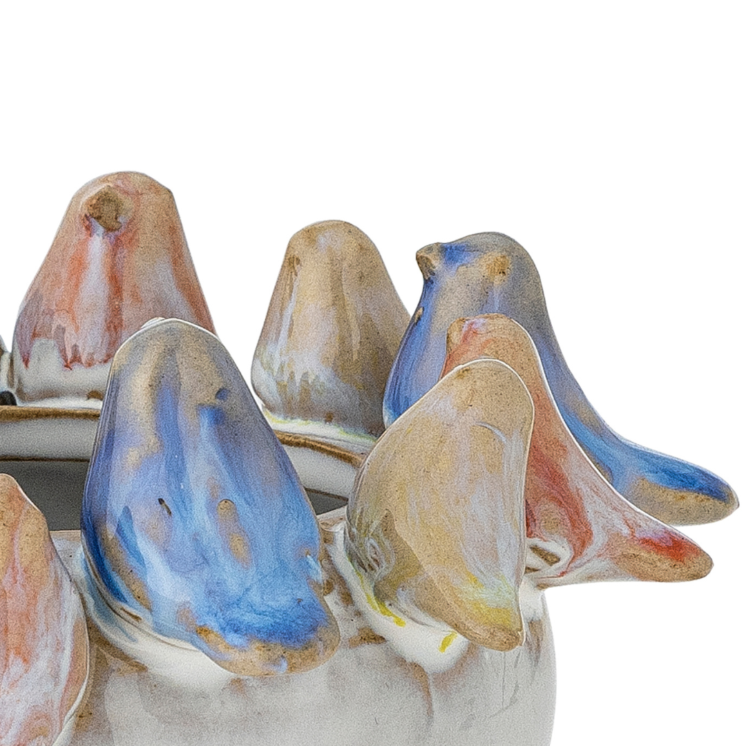 Small Pastel Ceramic Bird Bowl