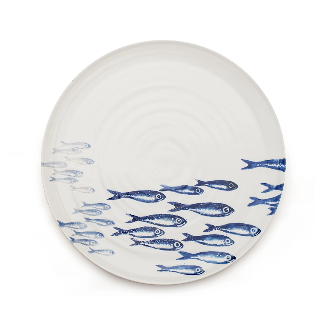 Ceramic Serving Platter | Sardines