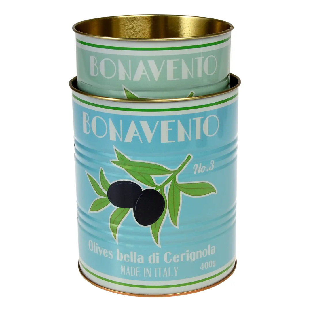 Vintage Style Storage Tins | Bonavento Olives