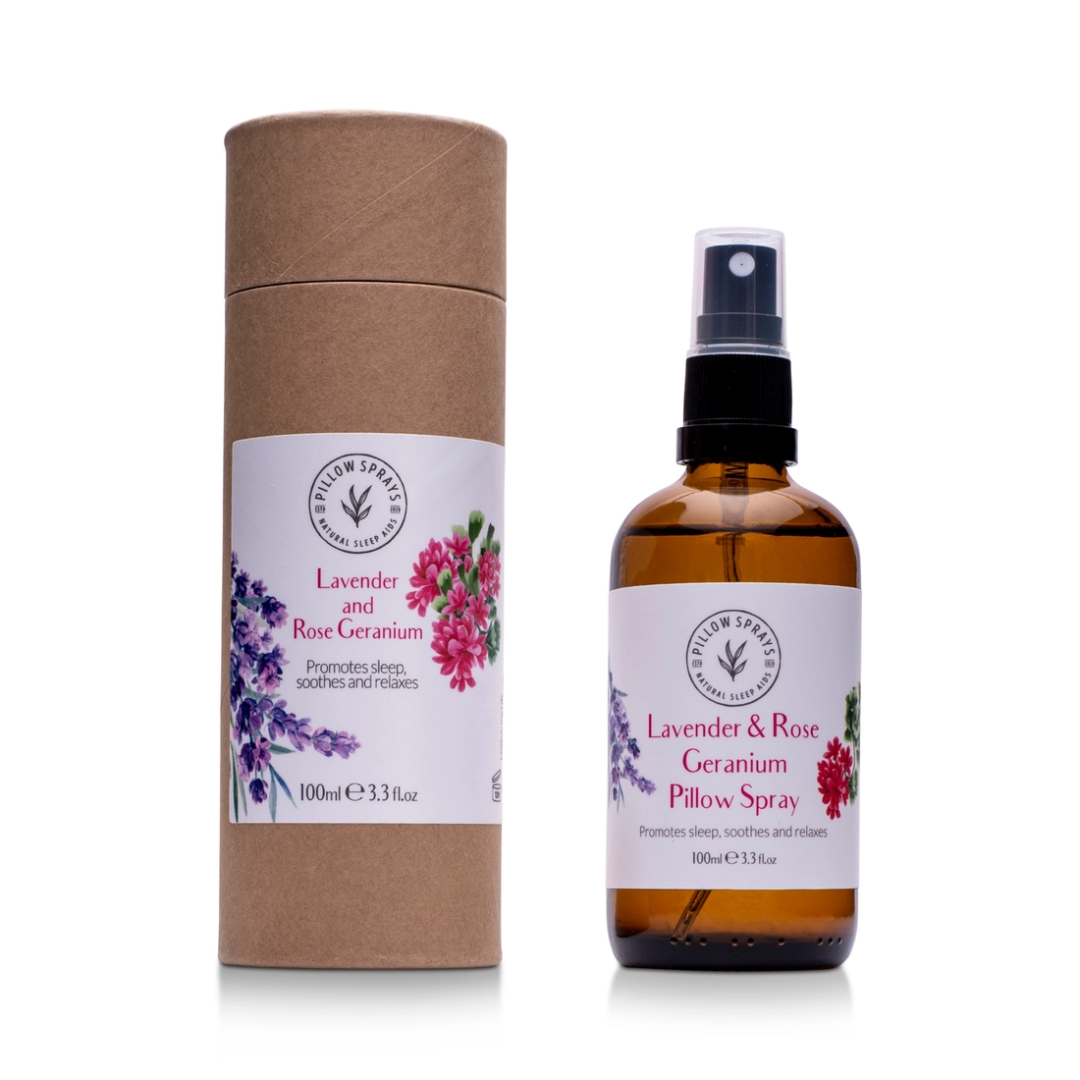 Lavender and Rose Geranium Pillow Mist