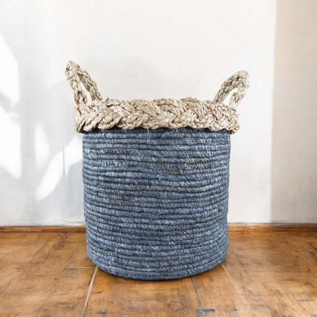 Coastal Colours Woven Baskets | 3 sizes