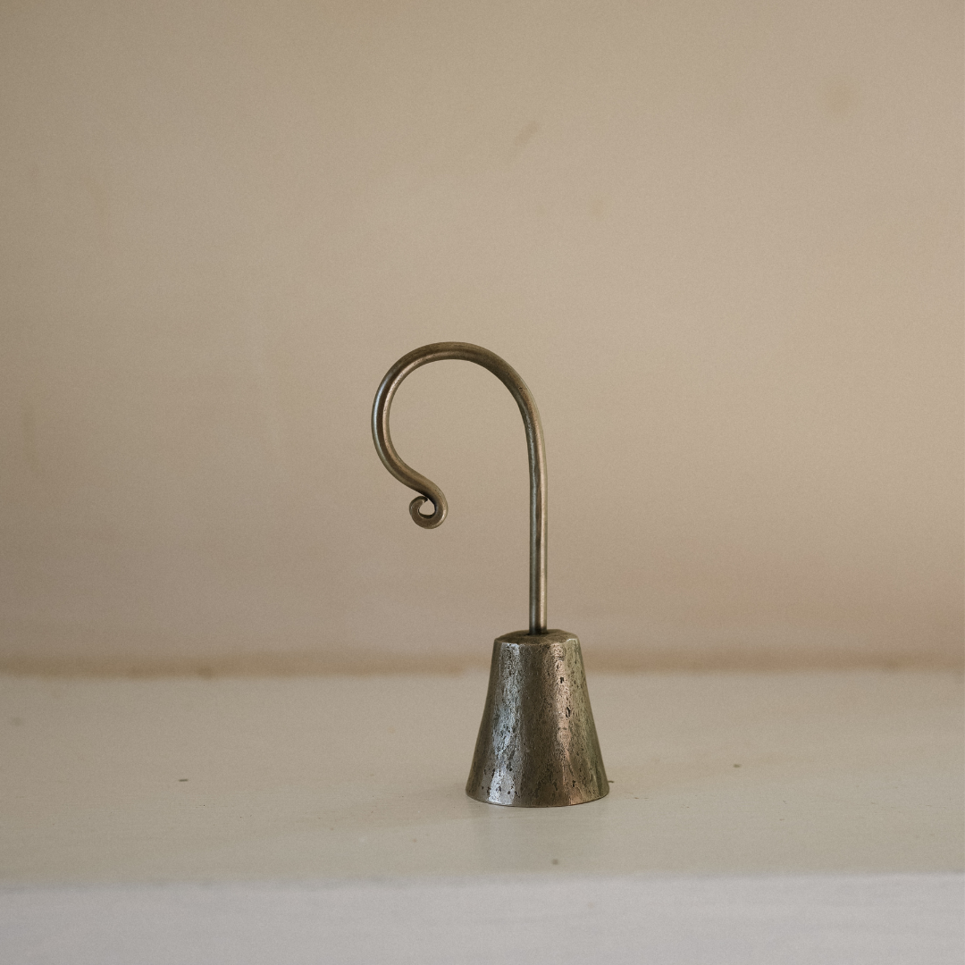 Curved Antique Silver Candle Snuffer