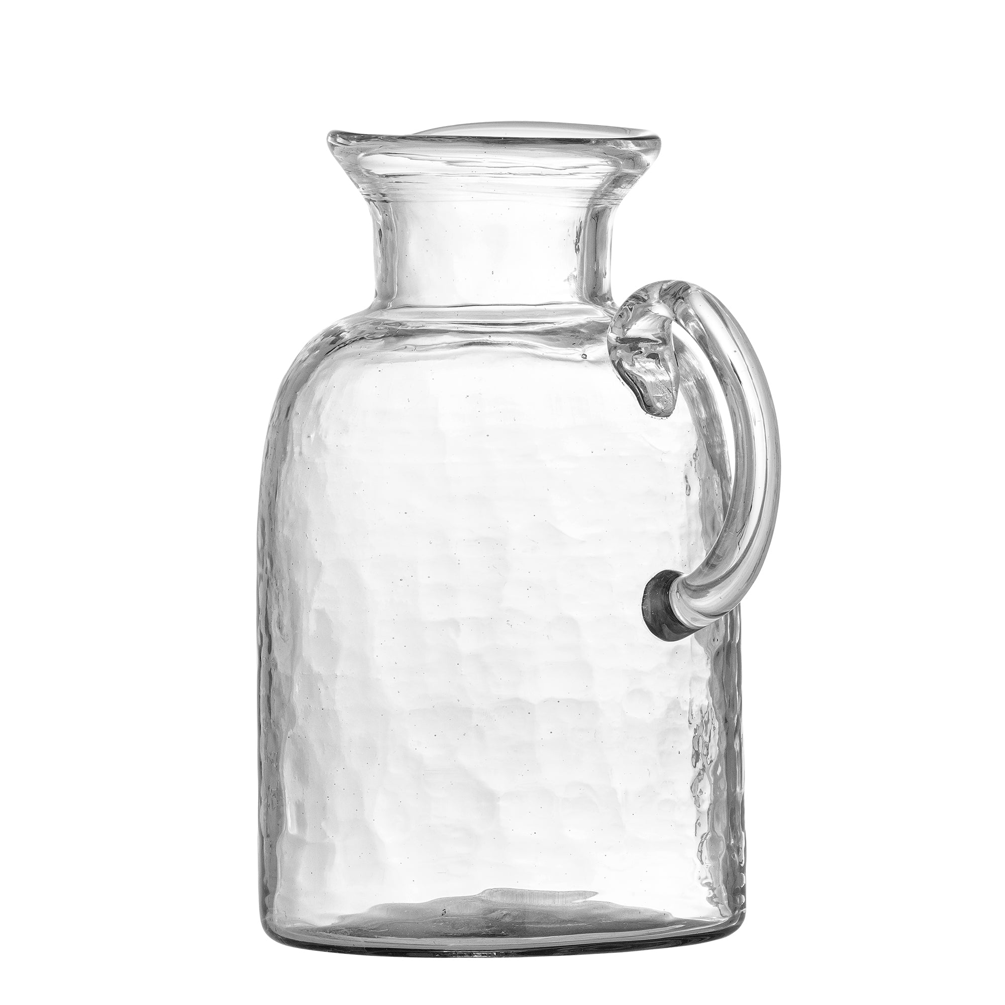 Asha Hammered Glass Jug