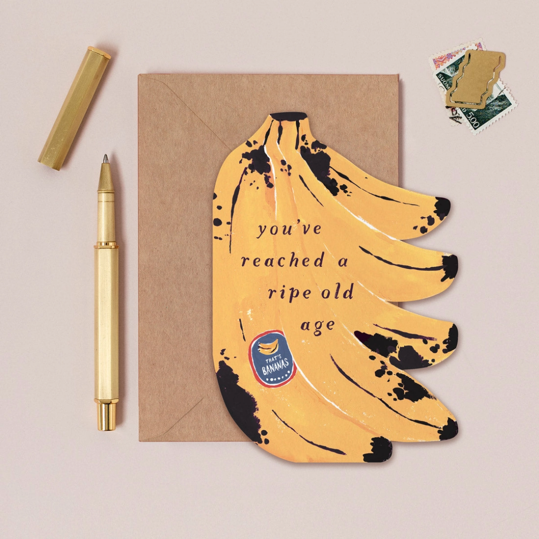 Ripe Age Bananas Birthday Card