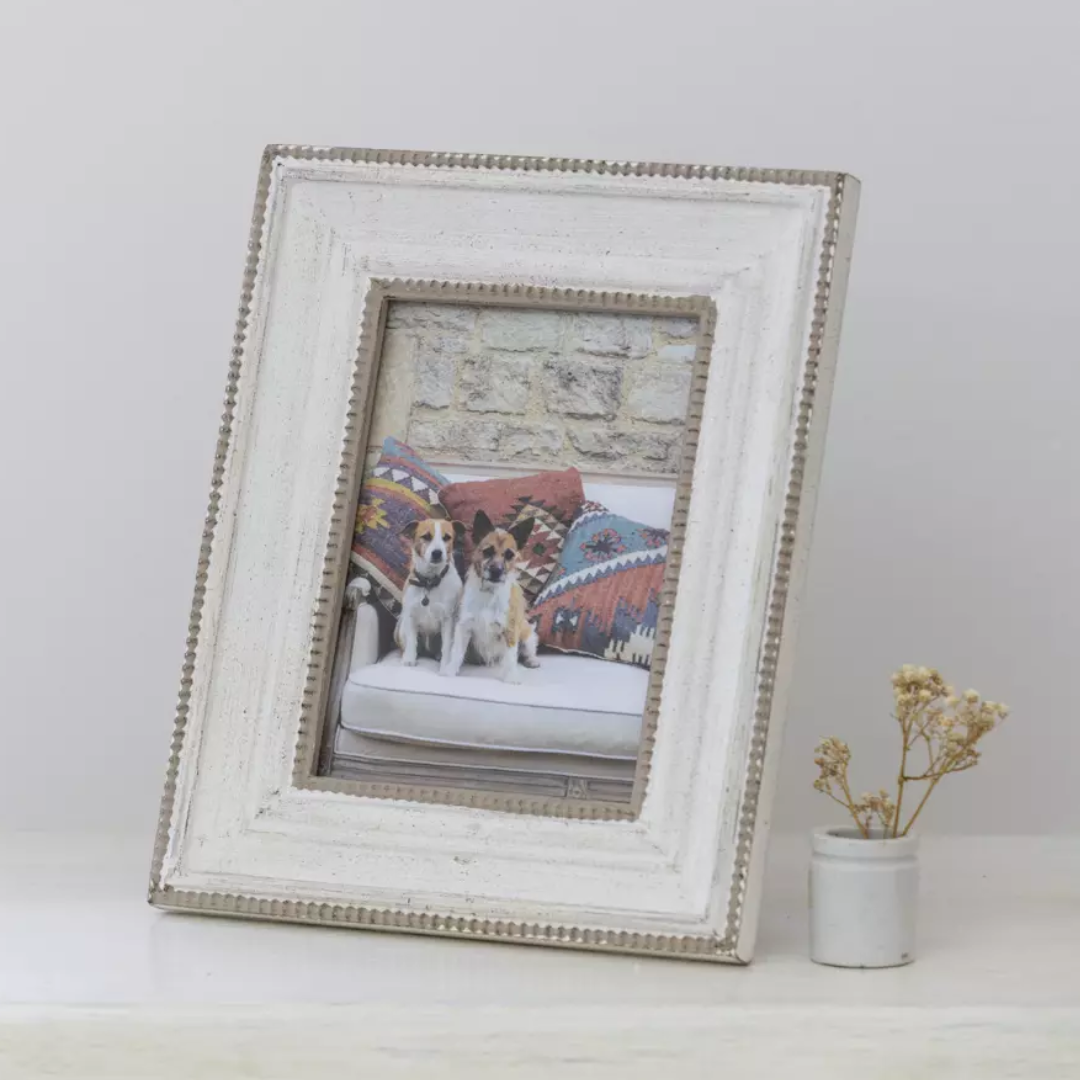 Wooden Photo Frame With Beading