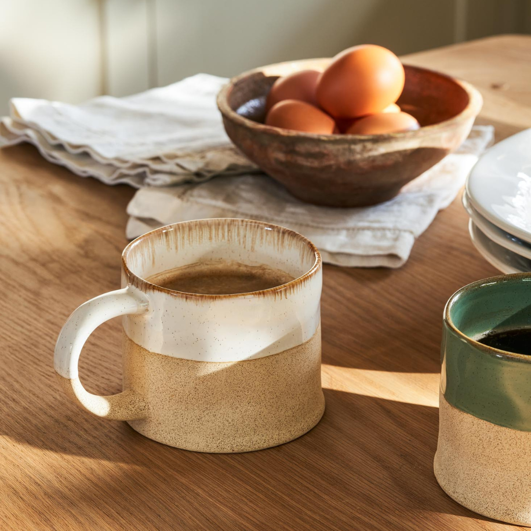 Bladon Half Glazed Mug