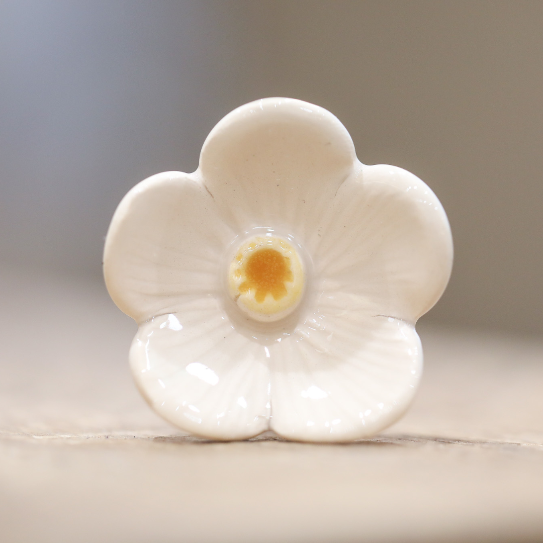 Handmade Ceramic Blossom Stem | Six Vibrant Colours