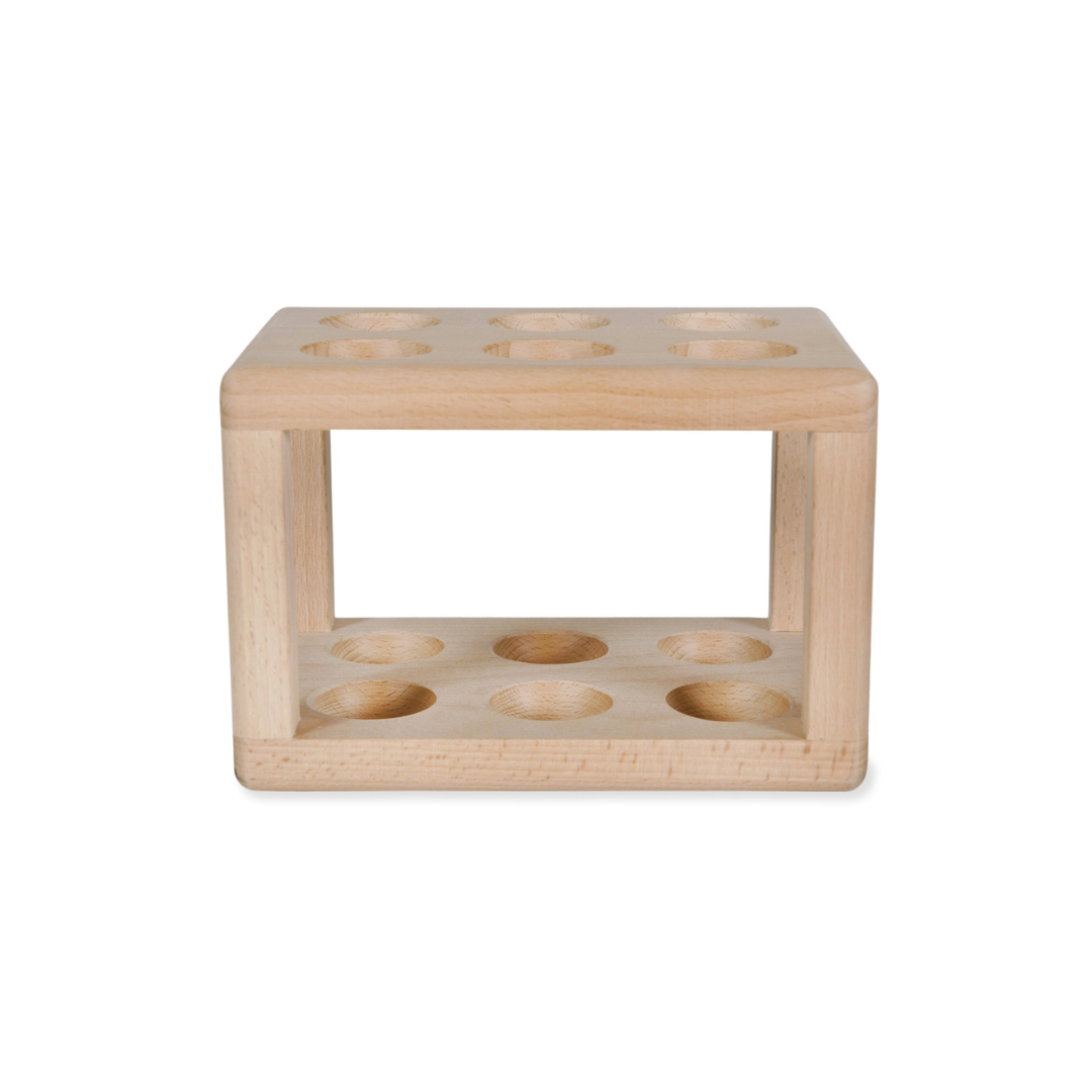 Beech Wood Tiered Egg Rack | 12 eggs