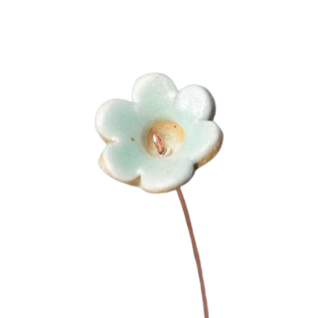 Ceramic Flower Bud Stems | Five Pastel Colours