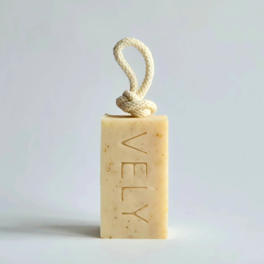 Natural Handmade Soap On A Rope | "Classic Twist"