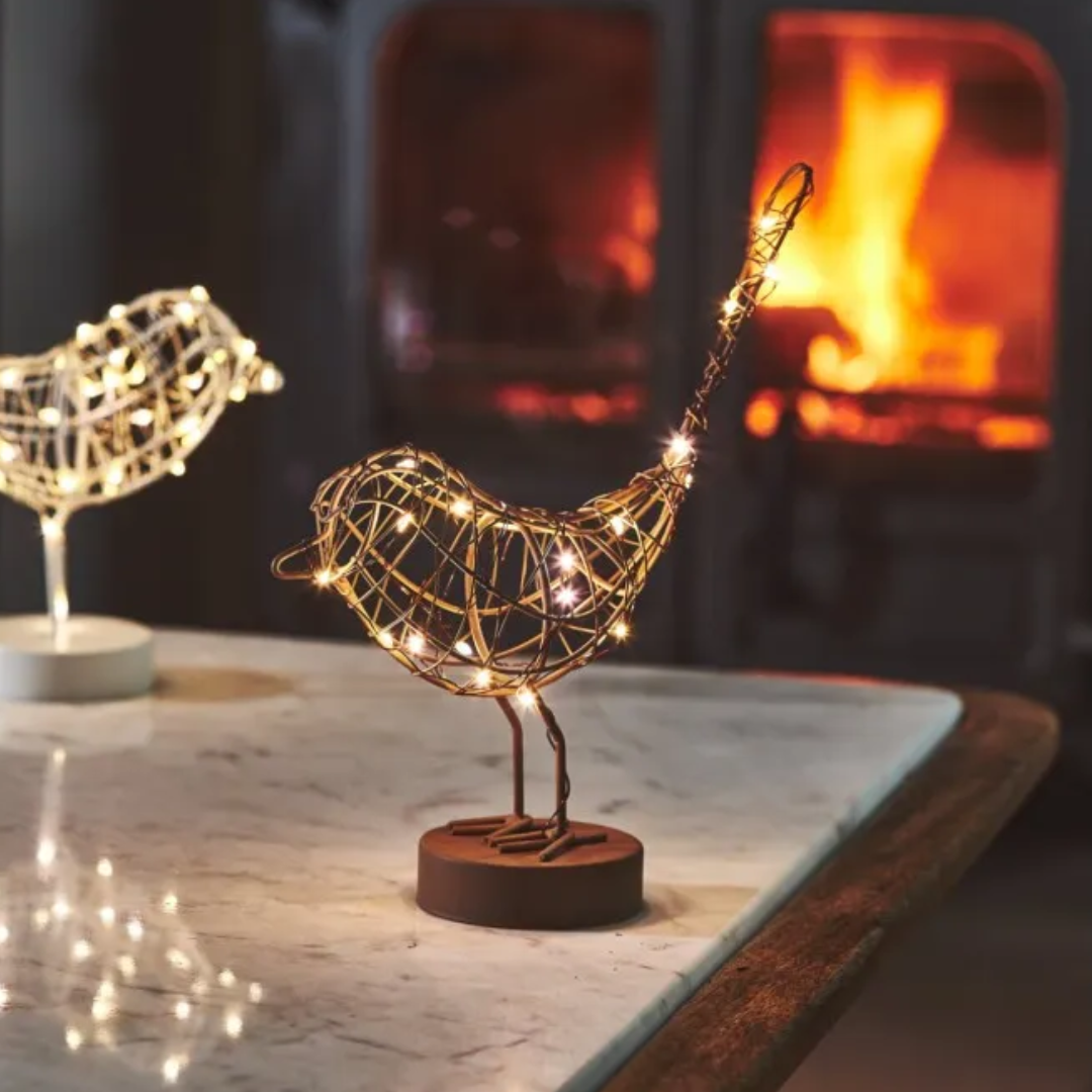 Light-up Copper Robin