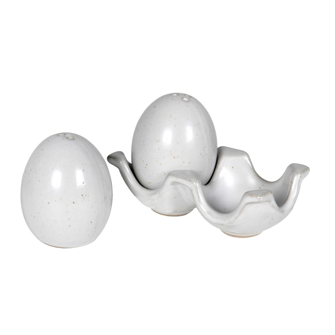 Ceramic Egg Box Salt & Pepper Set