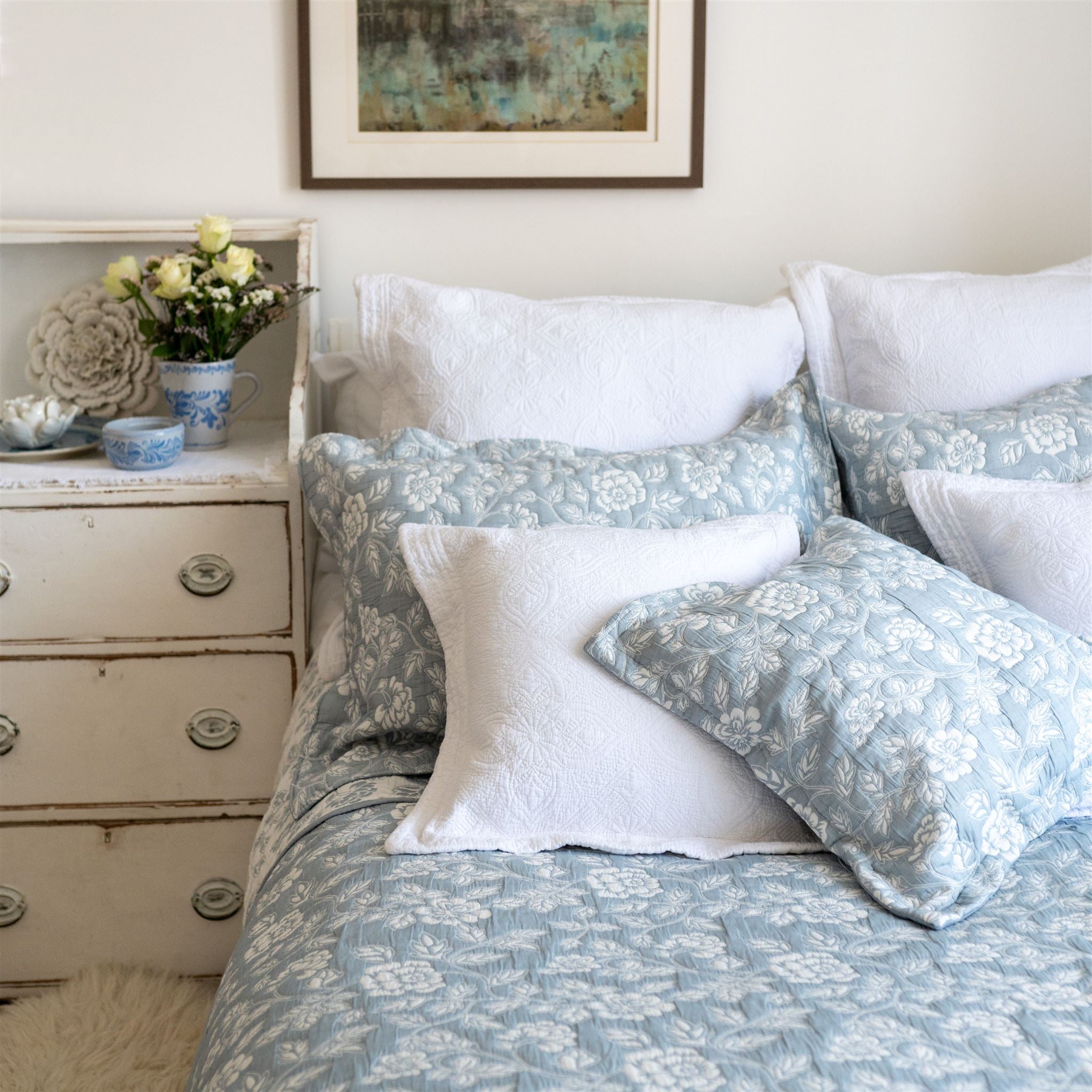 Eleanor Bedspread | Powder Blue