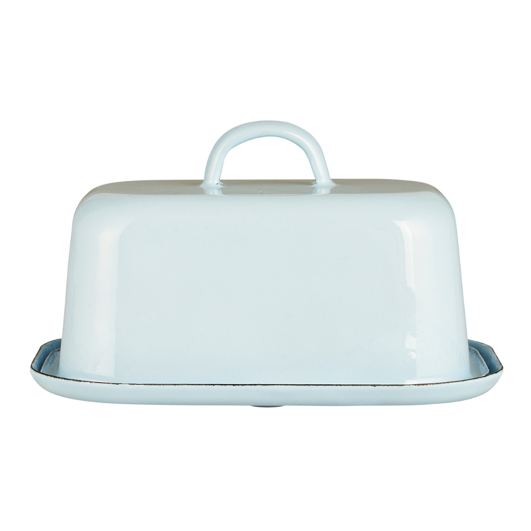 Enamel Butter Dish | Light Blue