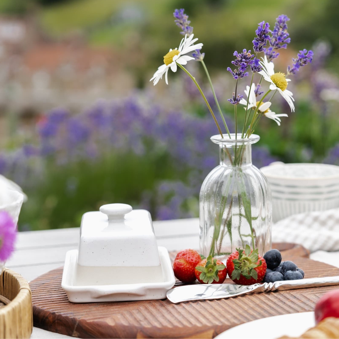 Fattoria White Butter Dish