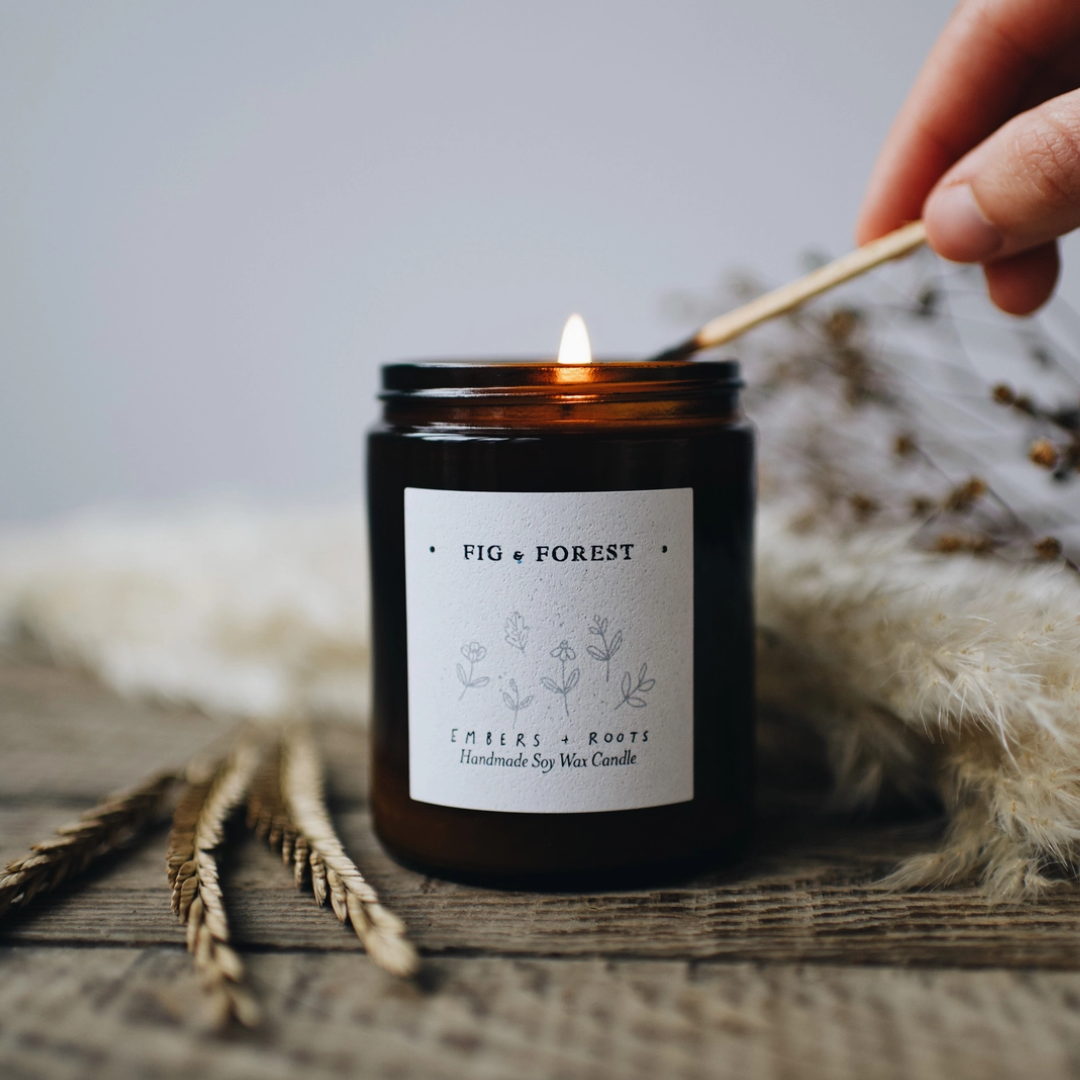 Fig & Forest Soy Wax Candle | 180ml