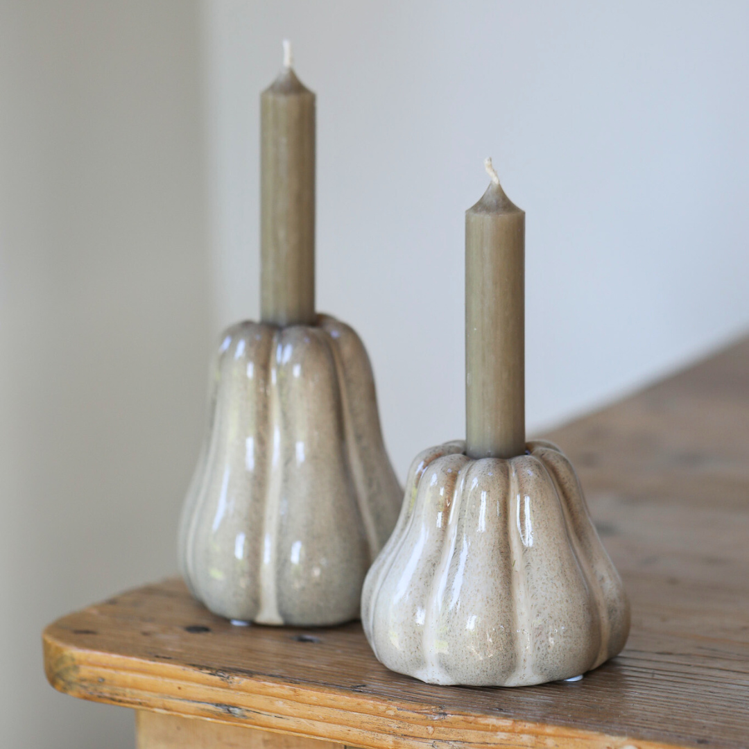 Ceramic Gourd Candle Holder | Choice of 2 shapes