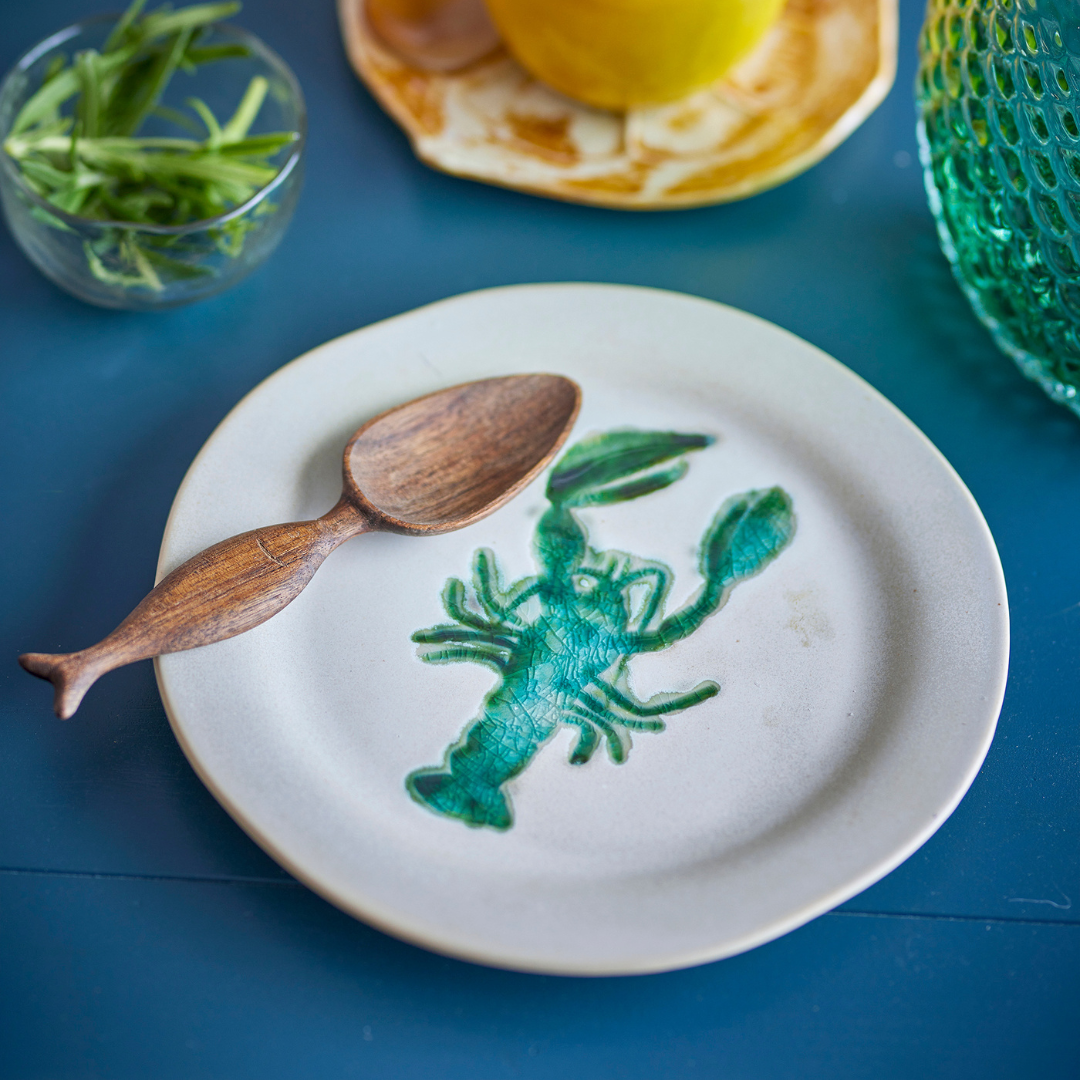 Hadden Plate Green Lobster