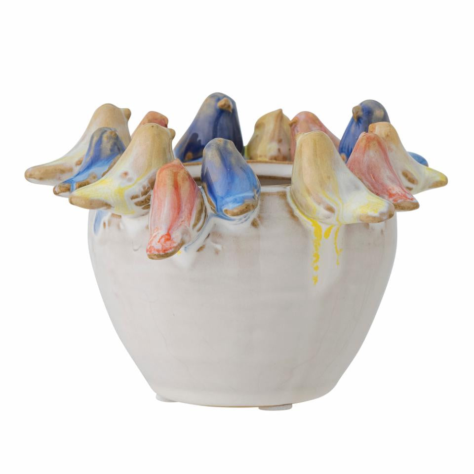Small Pastel Ceramic Bird Bowl