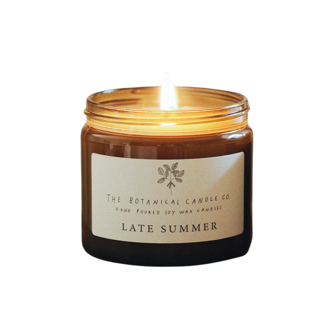 Late Summer Scented Soy Botanical Candle
