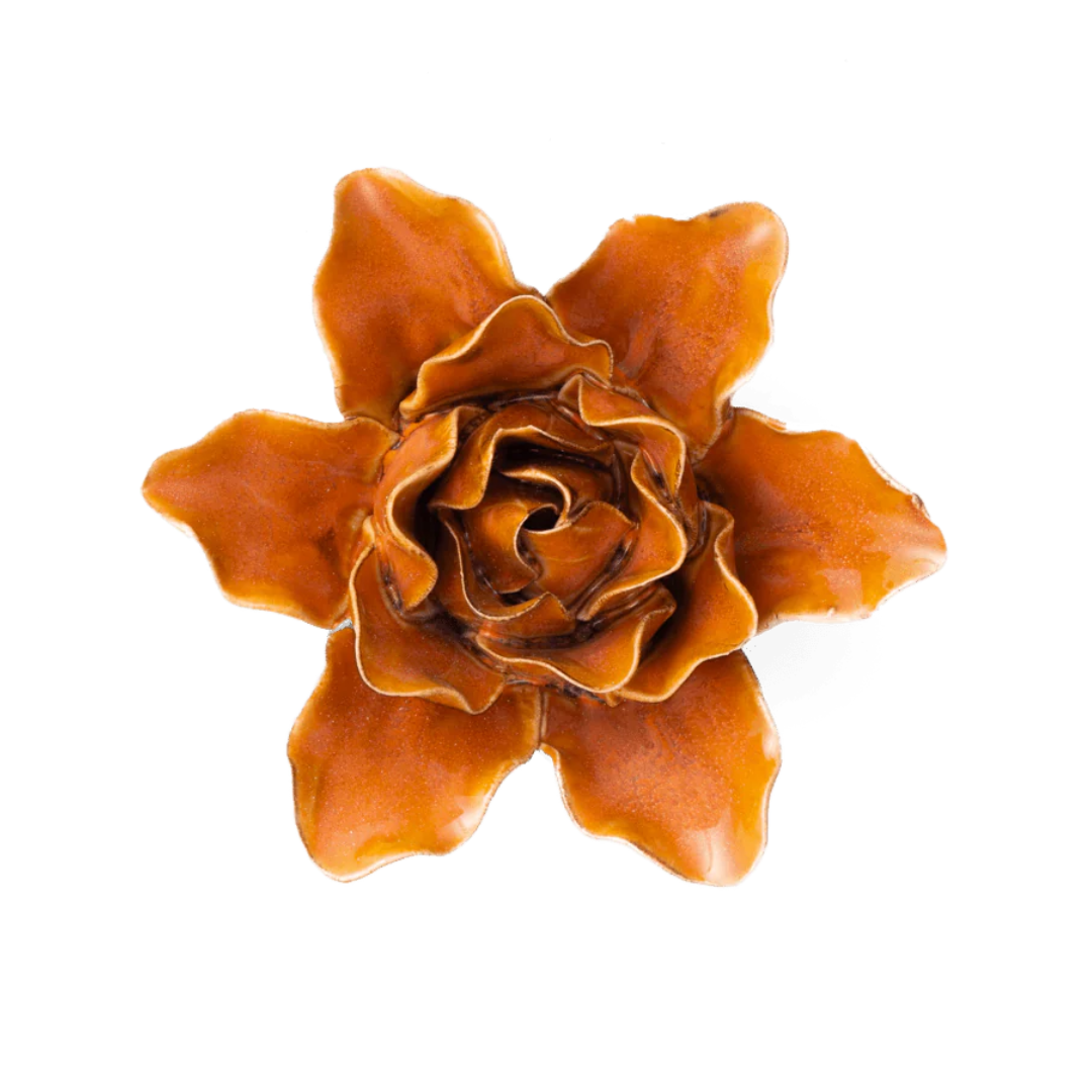 Ceramic Lily | Rusty Orange