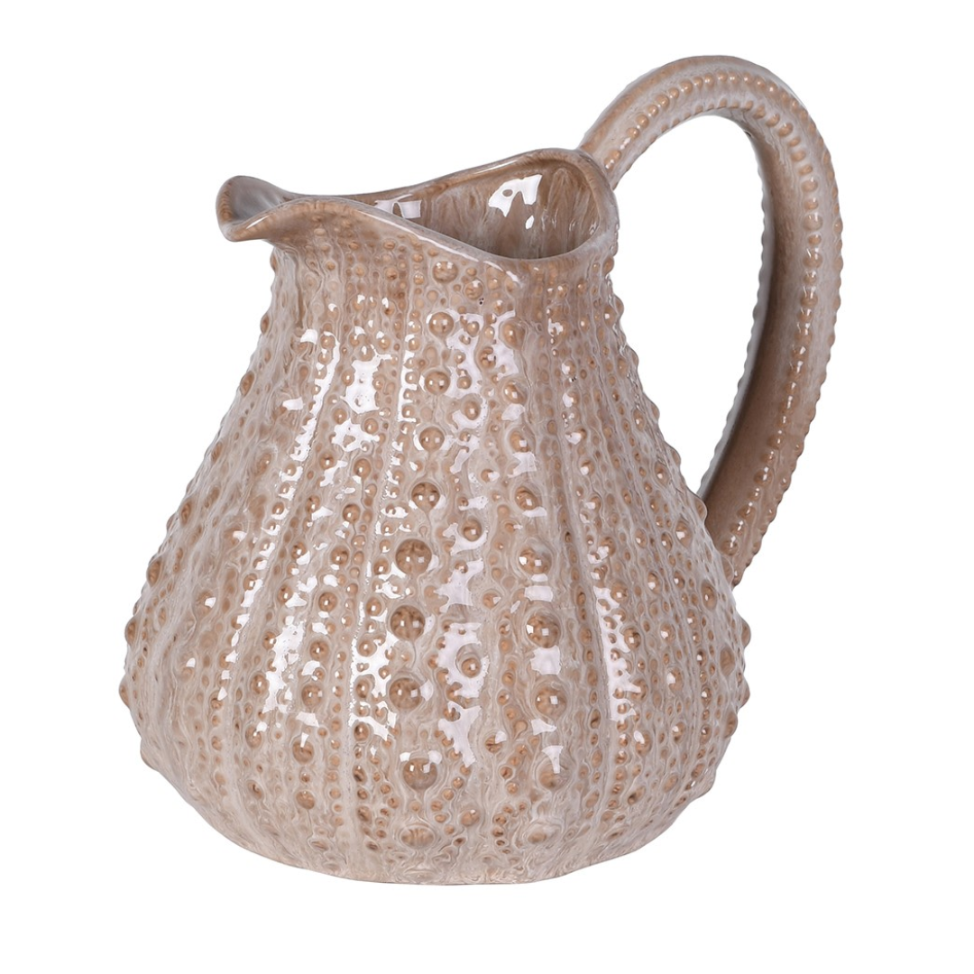 Ceramic Urchin Jug | Malt Brown