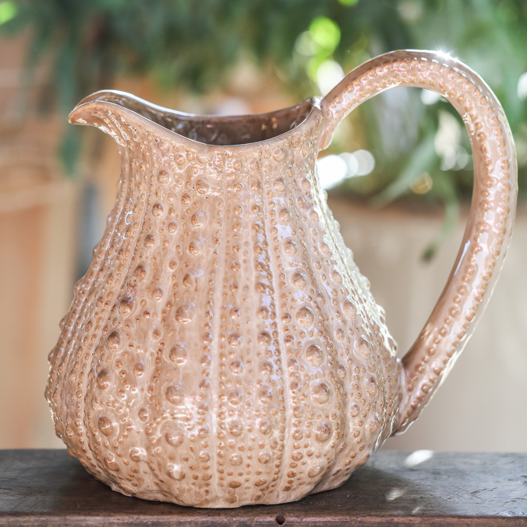 Ceramic Urchin Jug | Malt Brown