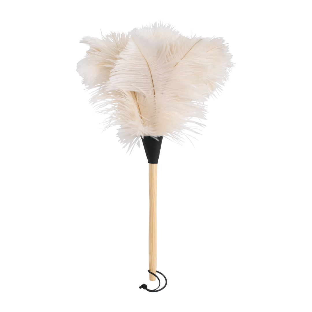 Ostrich Feather Duster White