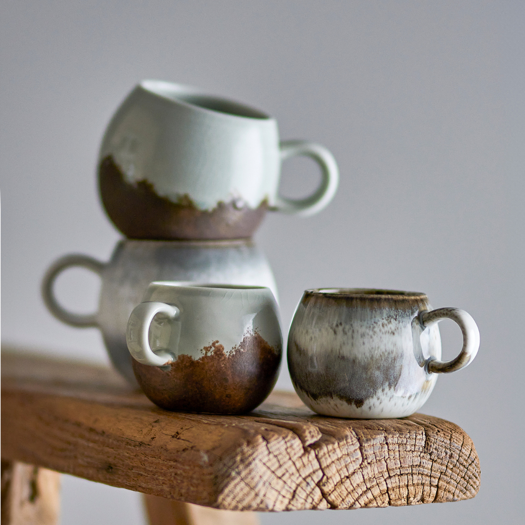 Paula Stoneware Espresso Cup | Grey