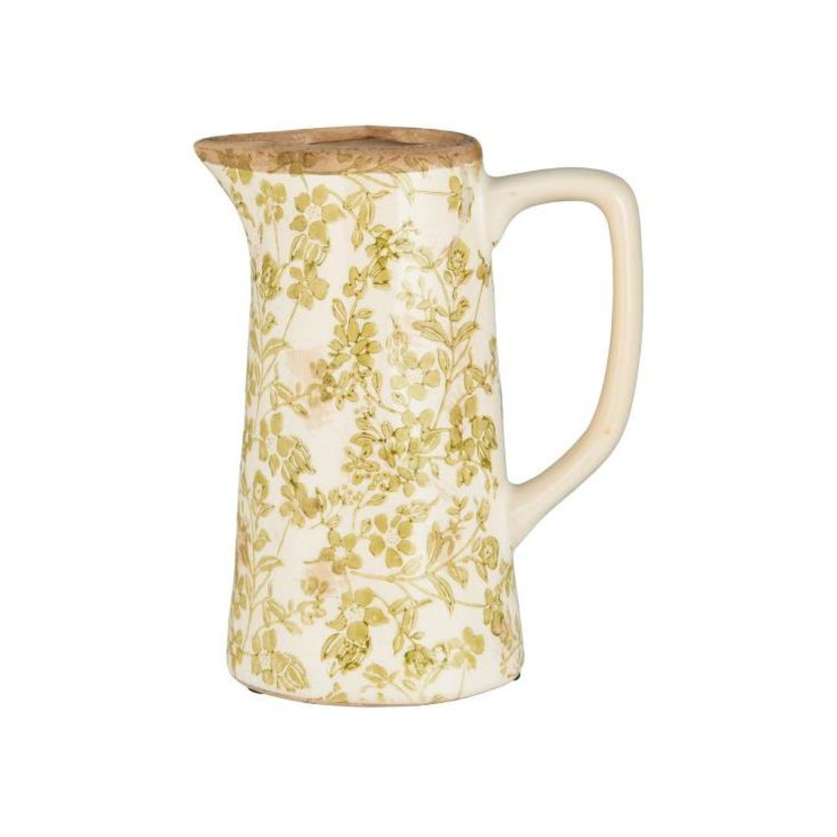 Green Blossom Jug Vase