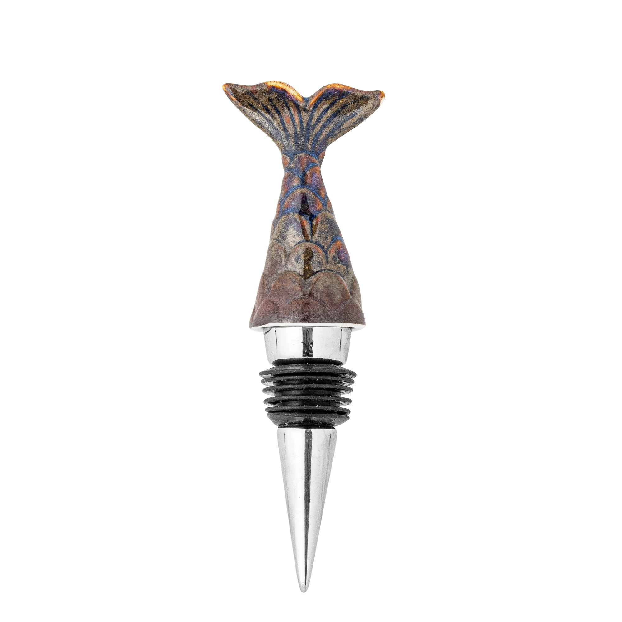 Ceramic Fish Tail Bottle Stopper
