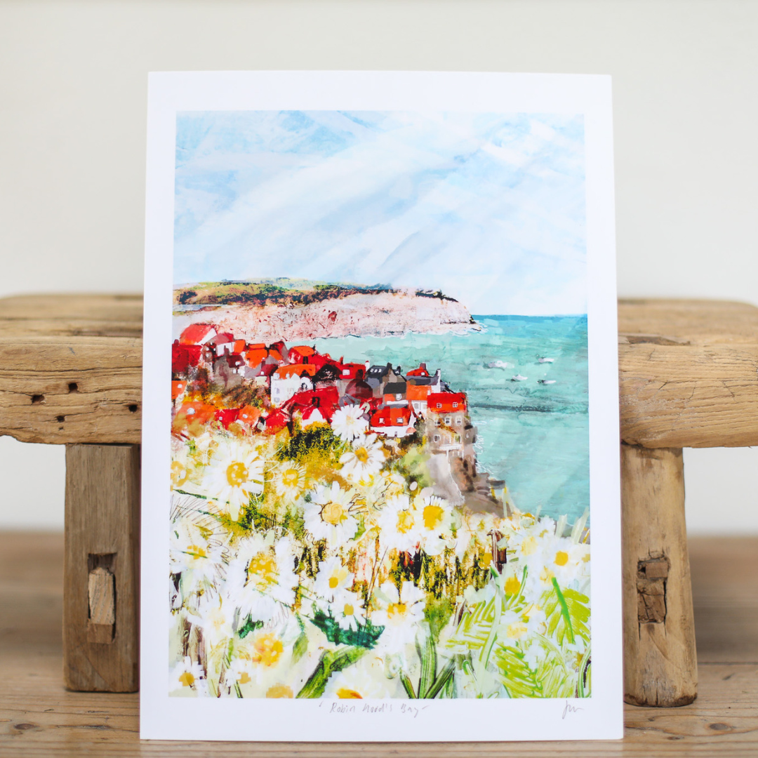 Robin Hood's Bay Art Print | By Jenny Hall