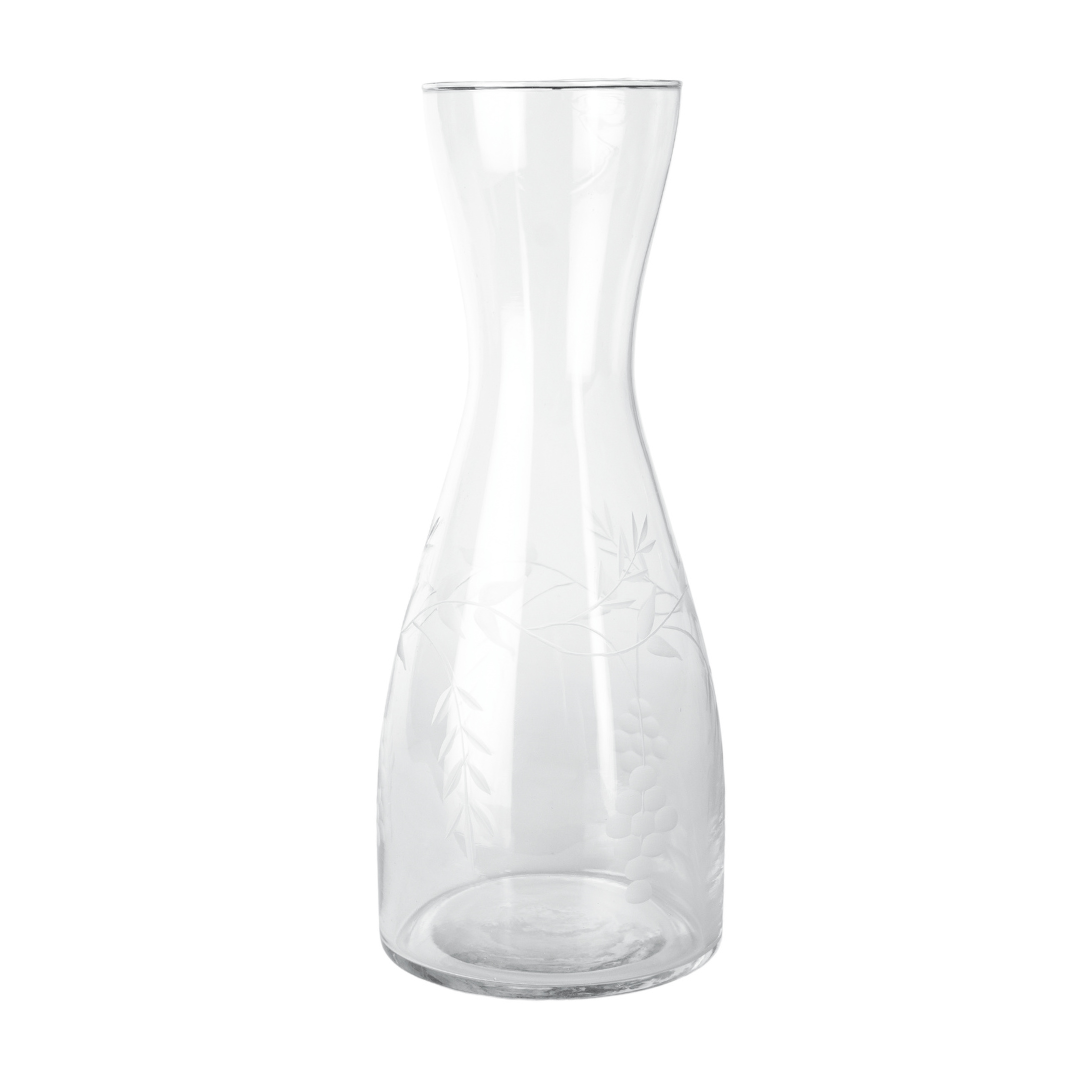 Rambling Vine Etched Carafe