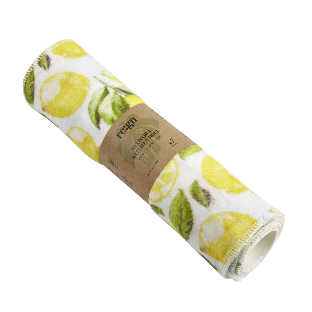 Reusable Kitchen Roll | Pack of 7 Organic Cotton Sheets