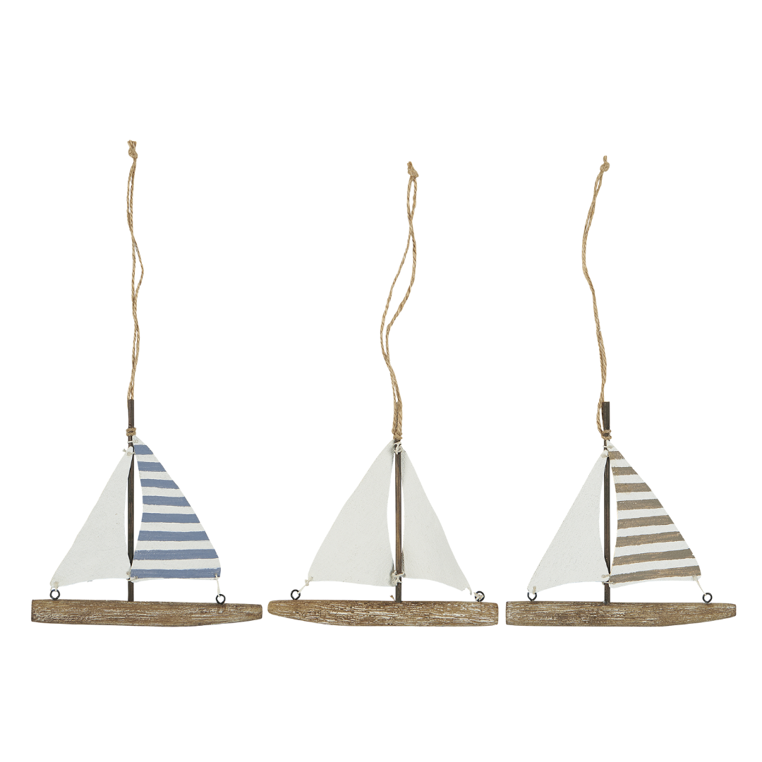 Miniature Hanging Sailboat | 3 colours available