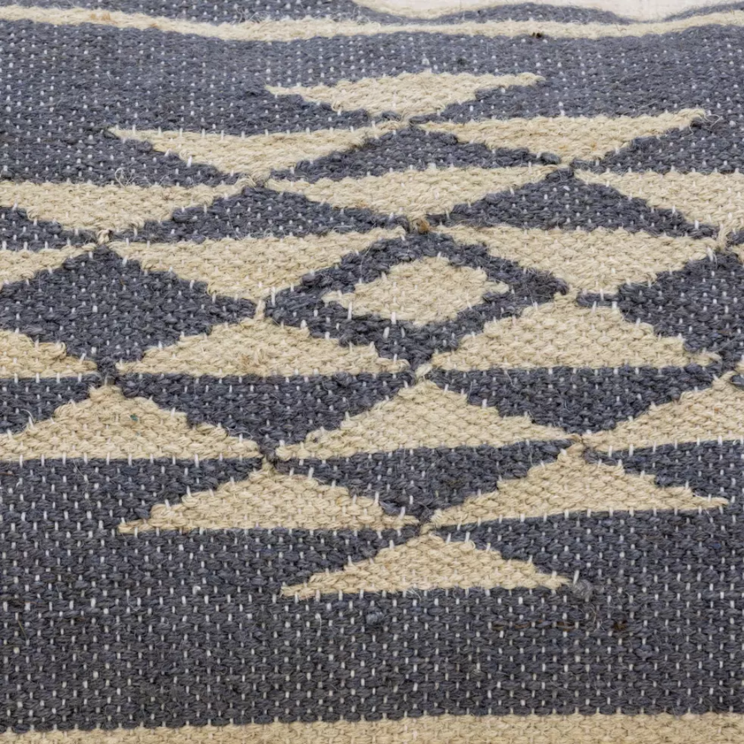 Jute Cushion Sarika | Midnight Blue