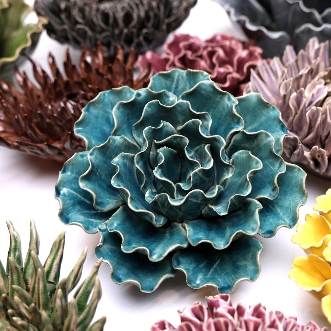 Ceramic Sea Lettuce | Teal