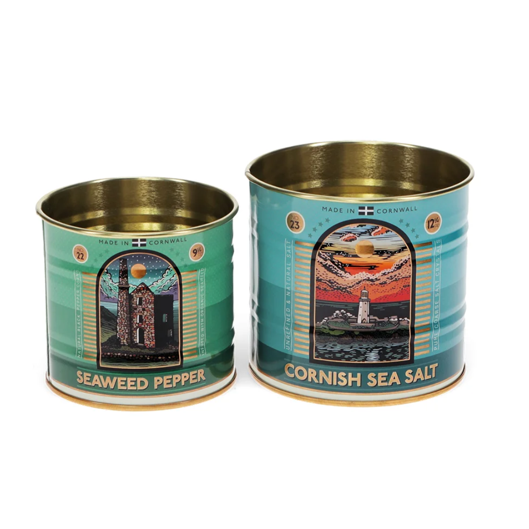 Vintage Style Mini Storage Tins | Cornish Style