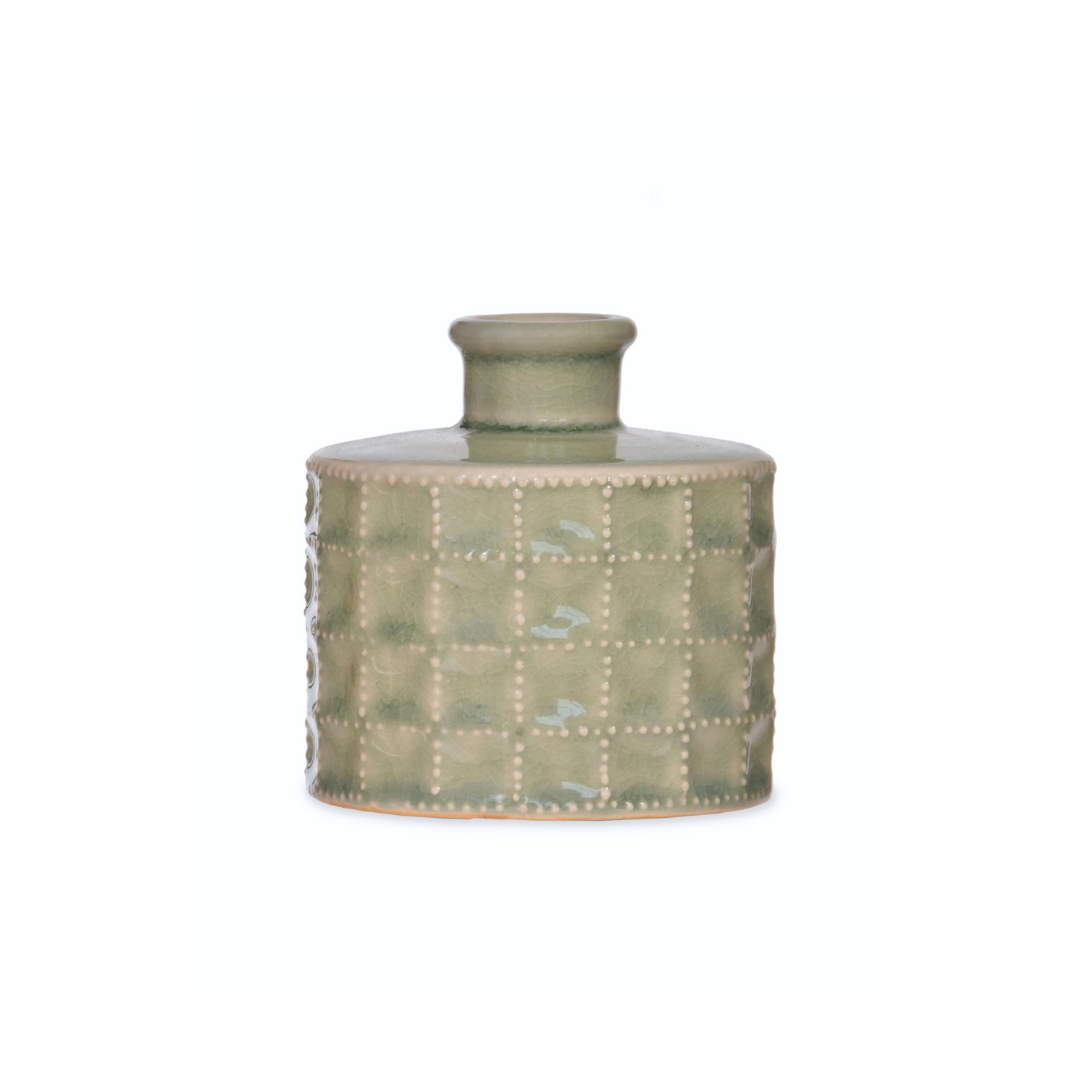Ceramic Sorrento Bottle Small | Sage Green