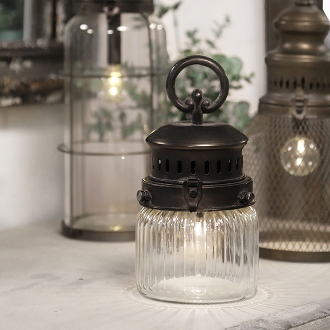 French Style Light-up Stable Lantern
