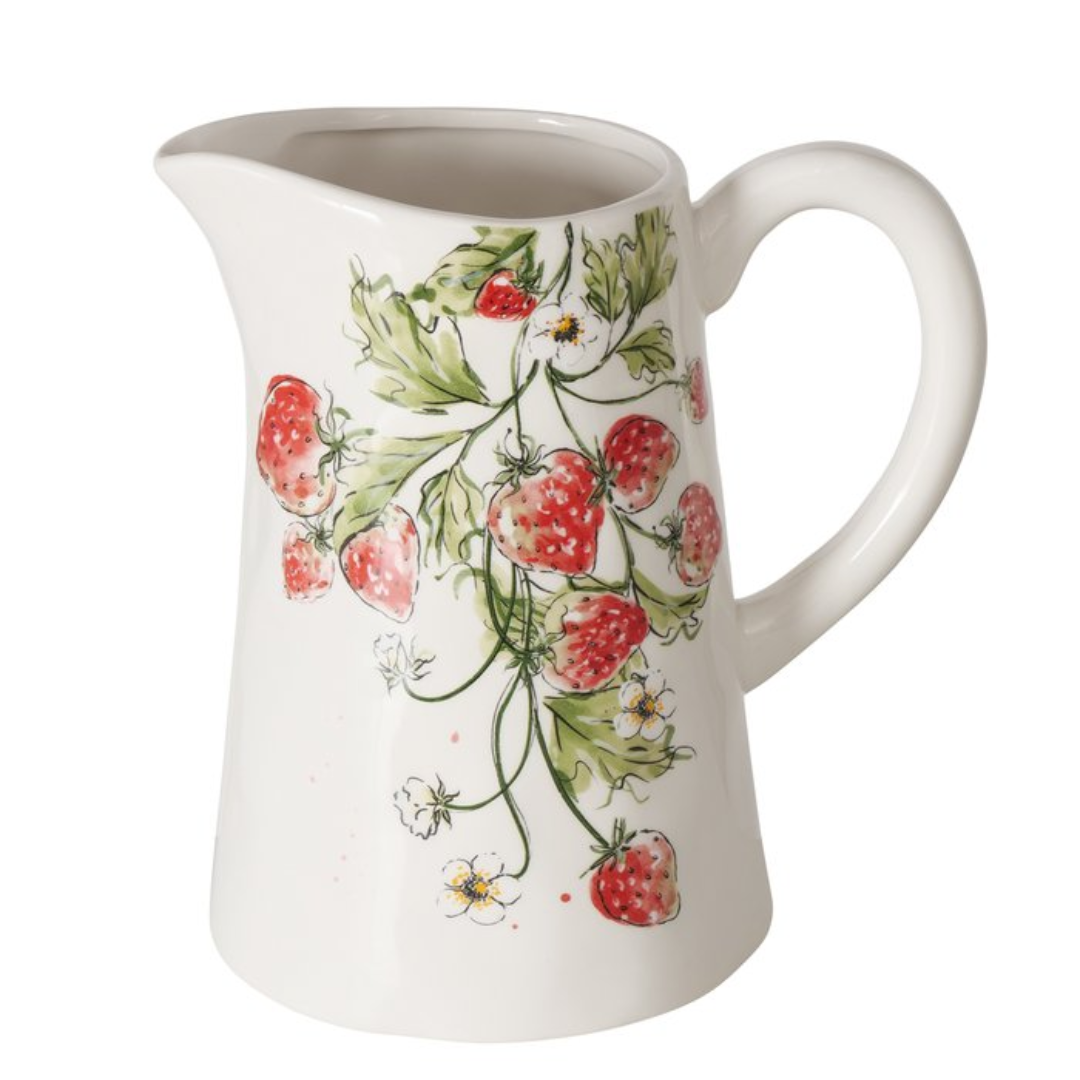Strawberry Ceramic Jug