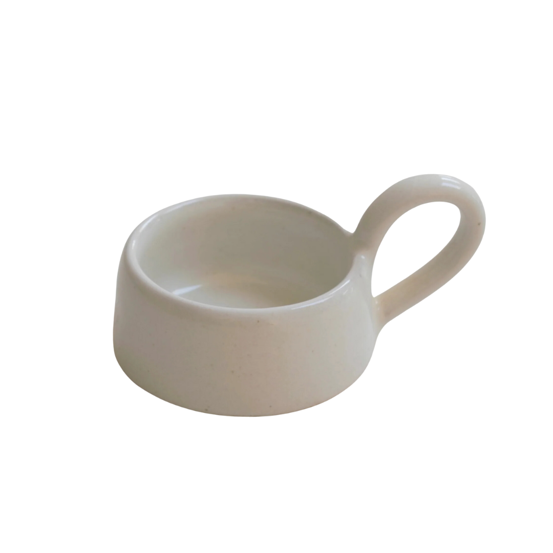 Stoneware Tealight Cup | Milk White