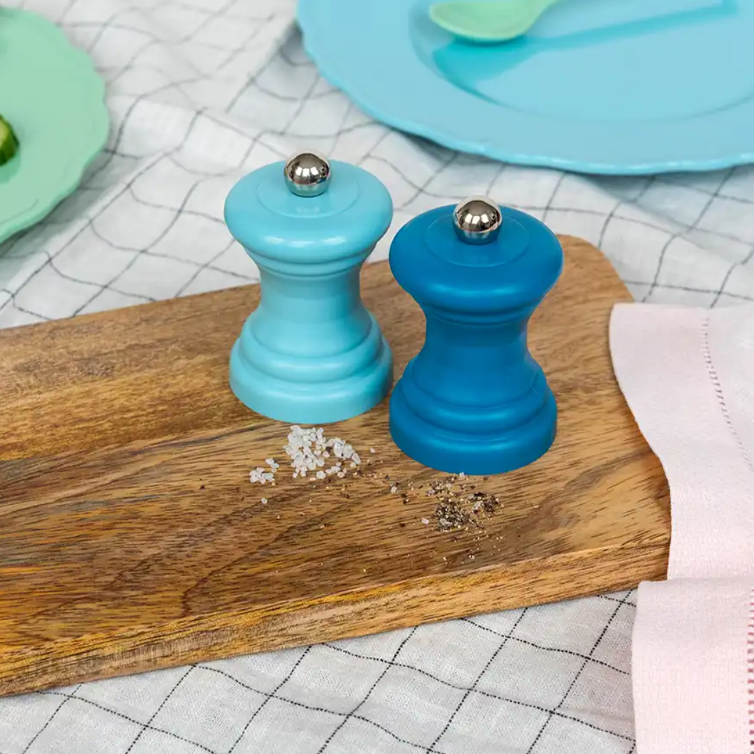 Mini Salt & Pepper Mill Blue | Travel Size