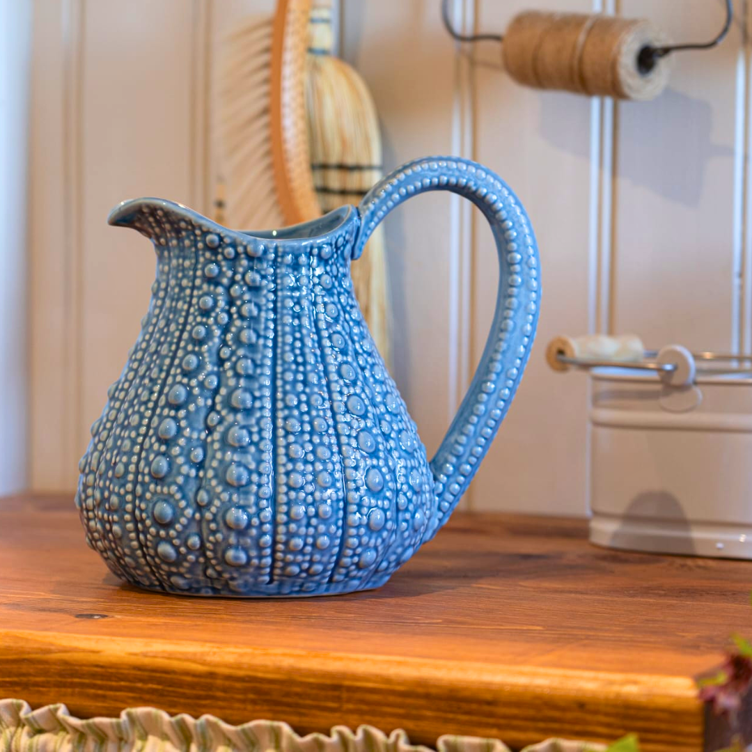 Ceramic Urchin Jug | Blue