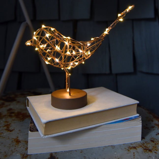 Light-up Copper Robin
