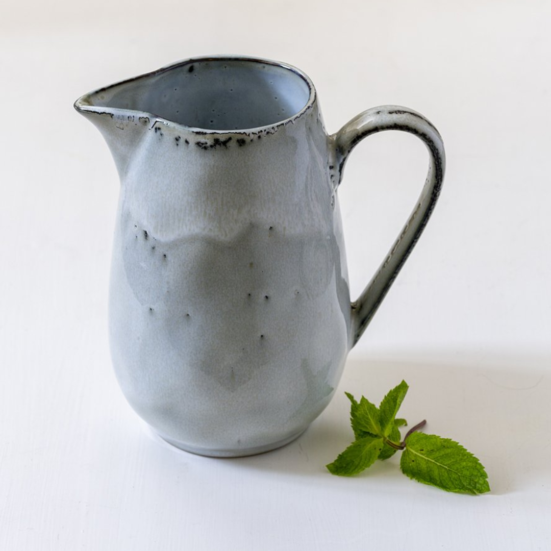 Ceramic Jug Frosty Grey