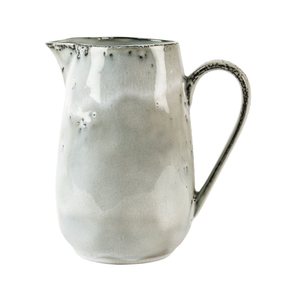 Ceramic Jug Frosty Grey