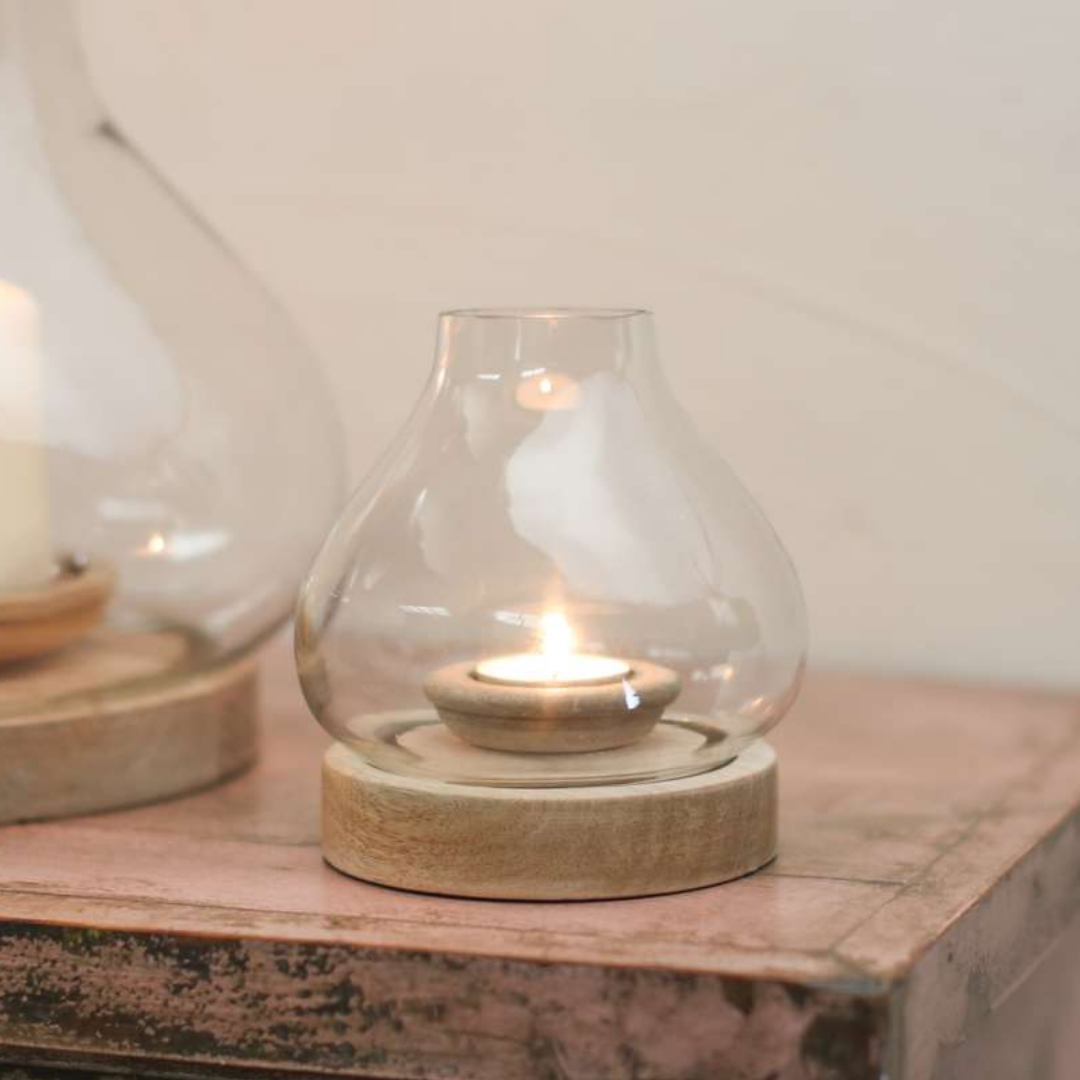 Naryla Glass Tealight Lantern