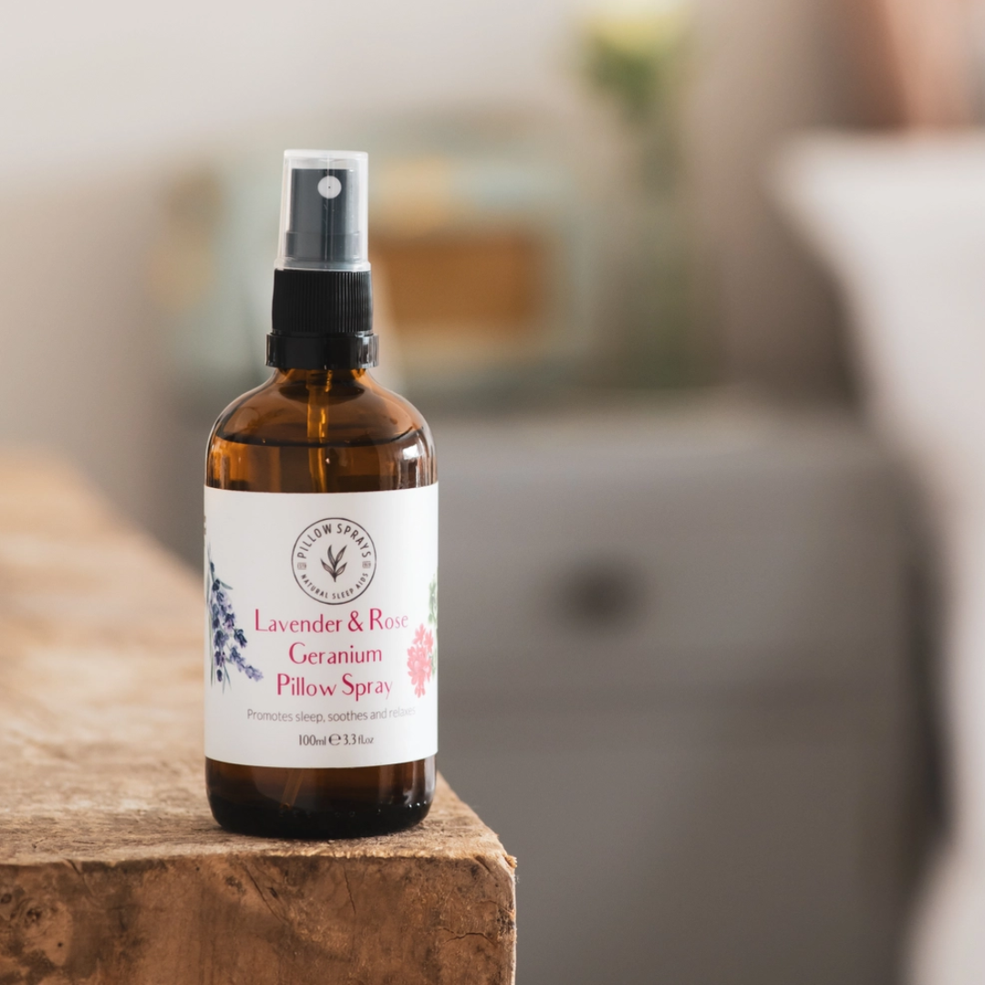 Lavender and Rose Geranium Pillow Mist