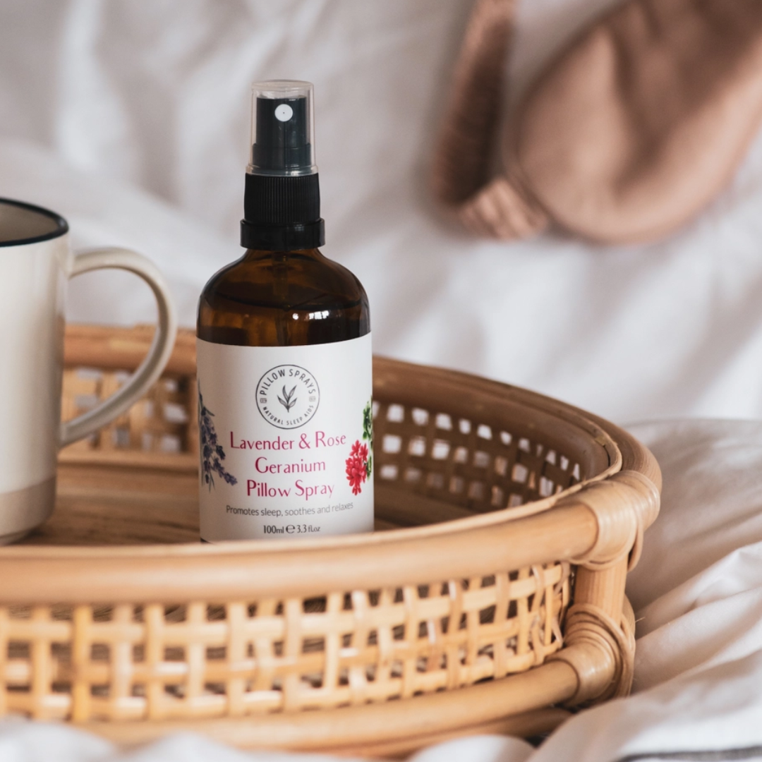 Lavender and Rose Geranium Pillow Mist